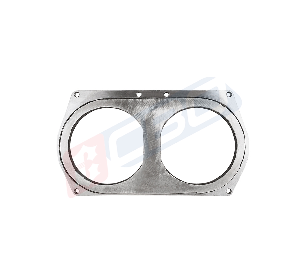 SPECTACLE WEAR PLATE DN230/260 DURO 22 -TRUNK SYSTEM